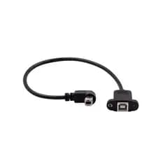 Cabo Usb 2.0 Tipo-b Macho/femea 50cm P/ Painel 90° [ CÓDIGO 1157 ]