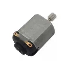 Motor Dc 3 A 6v Com Engrenagem Rf-100 * Tampa Preta [ CÓDIGO 1128 ]