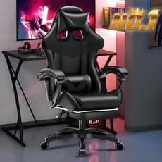 Cadeira Escritório Gamer Ergonômica Reclinação e Altura Ajustável Conforto para 8h+ de Trabalho-F19