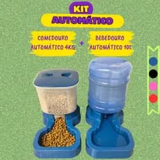 Kit Comedouro e Bebedouro Automático para Cachorro Cães e Gatos 10L E 8L Promoção Envio Imediato