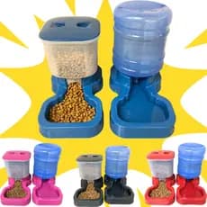 Kit Comedouro e Bebedouro para Cachorro Cães e Gatos Automático Grande Porte Promoção Envio Imediato