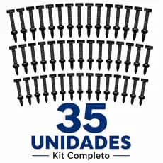 Kit 35 Cinta Plástica Fivela Nylon Fita Auto Travante para Uso Universal Automotivo - Envio Imediato