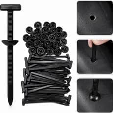 Kit 40 Cinta Plástica Fivela Nylon Fita Auto Travante para Uso Universal Automotivo - Envio Imediato