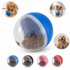Bola Interativa Porta Petisco Ração Cães Brinquedo Ball Interativo Dispenser Petiscos Cachorro Pet