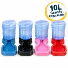 Bebedouro Automático Cachorro 10L Base ou Completo Galão Pet Grande Capacidade Resistente