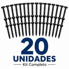 Kit 20 Cinta Plástica Fivela Nylon Fita Auto Travante para Uso Universal Automotivo - Envio Imediato
