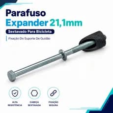 Parafuso Expander 21,1mm Sextavado Para Bicicleta Bike Fixação Mesa Suporte De Guidão Aço Reposição