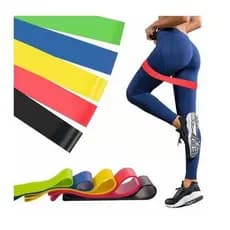 5 Mini Band Elastico Academia Fit Treino Funcional Exercício