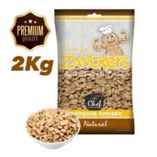 Amendoim Torrado 2Kg Natural Premium ( SEM SAL)