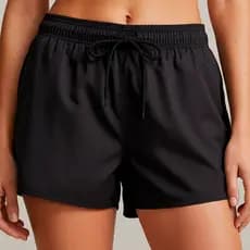 Short Tactel Feminino Corrida Confortável Esportivo Liso Casual Academia Treino Praia