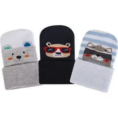 Kit 03 Toucas Fofurinha Para Recém Nascido bebe