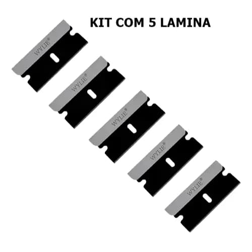 Lâmina Black Single 5 Para Remove Cola Tela Touch Celular Raspagem em Geral