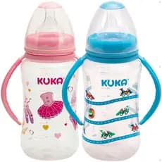 Mamadeira Natural Big Bico Redondo Anti Vazamento 330ml Kuka Original