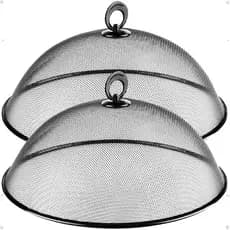 kit 2 Telas Protetoras Para Alimentos Metal Telado Cobre Bolo Protege Frutas comida moscas insetos