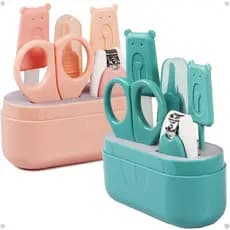 Kit Manicure Infantil Completo Higiene Recém Nascido Presentes Chá De Bebê Cortador Unha Tesoura