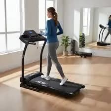 Esteira Ergométrica Elétrica Residencial Velocidade 12kmh Compacta Resistente Exercício em Casa