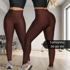 Legging Fitness Feminina Cós Alto Compressão Modeladora 36 ao 46