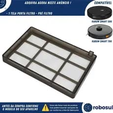 Filtro Permanente Lavável Robo Aspirador Kabum Smart 500 e Smart 700