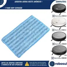 Pano Mop Robô Aspirador Electrolux HOME-E SPEED ERB10 ERB11 HOME-E CONTROL ERB20 HOME-E POWER ERB30