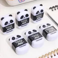 Apontador com Depósito e Borracha Panda Tochain