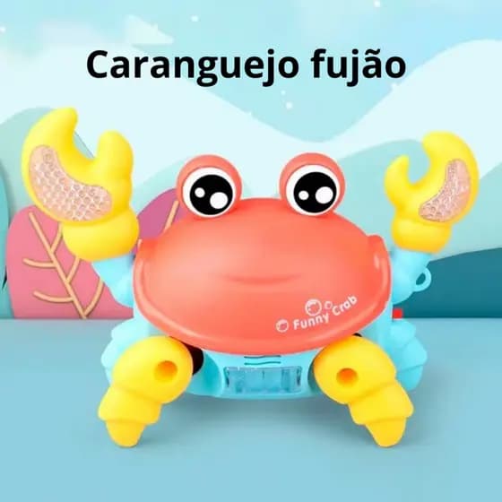 Caranguejo Fujão Brinquedo Infantil Com Música E Luz