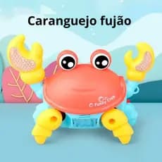 Caranguejo Fujão Brinquedo Infantil Com Música E Luz