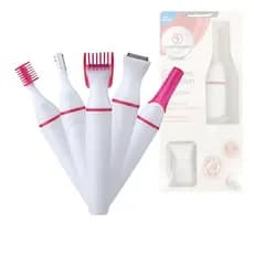 Mini Depilador Elétrico Portátil Depilação Feminina 5 Em 1 Kapbom KA-7796