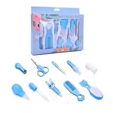 Kit Bebê com 10pçs Higiene Cuidado Infantil Essencial Bpa Free XLS BABY-10