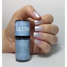 Esmalte Glow Cintilante - Ref. 171 Celeste - Brilhante