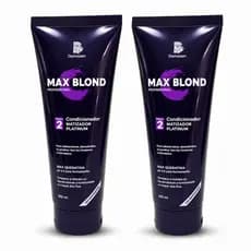 Kit Condicionador Matizador Platinum Max Blond 250ml Demazon