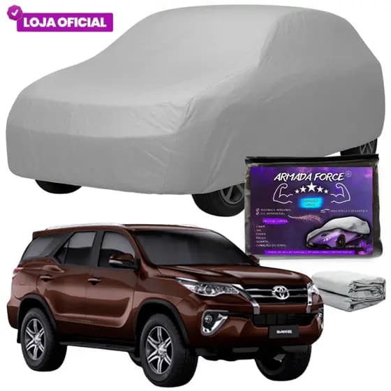 Capa Cobrir Hilux SW4 ARMADA FORCE Impermeável 100% Sem Forro Capa Proteção Automotiva Anti-UV