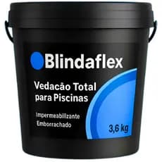 Tinta Para Piscina 3,6L Impermeabilizante Acrílica Para Alvenaria Resistente Ao Cloro Água Sol