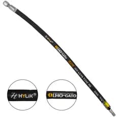 Mangueira Reta Equalizador Pneu Olho De Gato 41cm Flexivel