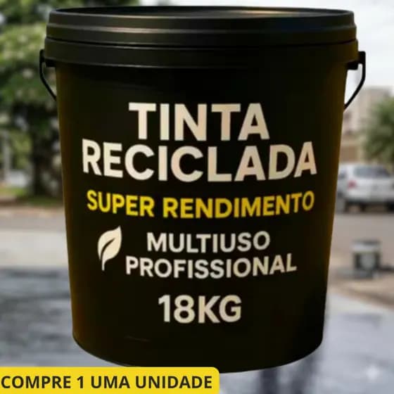 Tinta Óleo 18 Litros Piso Preta Grafite Parede Reciclada Para Madeira Ferro Curral Contra Piso