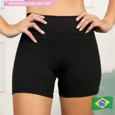 Kit Shorts Suplex Legging Academia Cós Alto Não fica Transparente