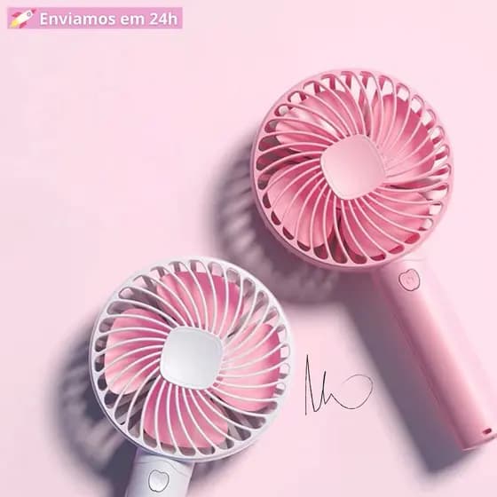 Ventilador Portatil de Mesa  Seca Maquiagem - Envio Rápido ATACADO
