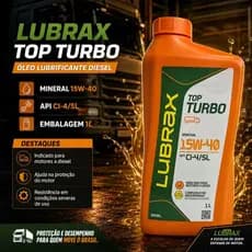 Óleo Motor Diesel 15w40 Lubrax Top Turbo 1litro