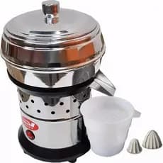 Espremedor Extrator Industrial De Sucos Laranja Limão E Frutas 500W Inox Profissional Bivolt PROMOÇÃO + Brinde