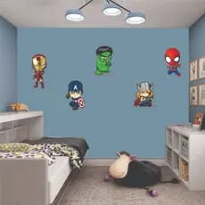 ADESIVO VINGADORES BABY INFANTIL QUARTO 25CM