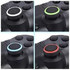 8 Grip Borracha Silicone Compatível Xbox One PS5 Xbox 360 Ps4 Ps3 Wii Controle Protetor Analógico