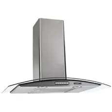 Coifa de Parede Vidro Curvo Slim Inox 70cm 4 Bocas Fogatti 220V