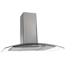 Coifa de Parede Vidro Curvo Slim Inox 80cm 4 a 5 Bocas Fogatti 110V
