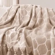 Xale Manta Para Sofá Retrátil Gigante Jacquard 2,50x2,80 Luxo Premium