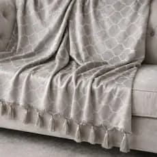 Manta Xale para Sofá Jacquard Geométrica 2,50x1,40