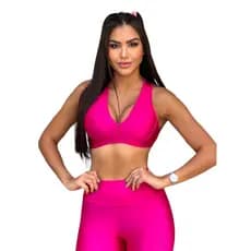Top Sortidos Poliamida Sutiã Nadador Fitness Ou Kit com 3