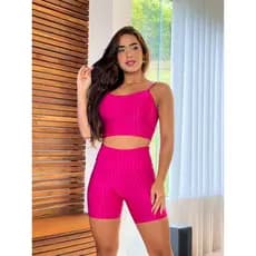 Kit 3 Top Sortidos Poliamida Sutiã Nadador Fitness Ou 1 Unidade