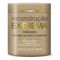 Máscara Reconstrução Extrema Manteiga Karite Queratina Levux