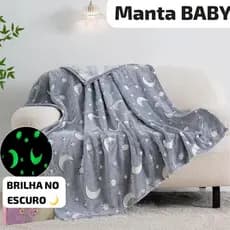 Manta de Berço Cobertor de Bebe Lisa Microfibra 1,00x0,90 Extra Macio