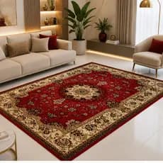 Tapete Sala Veludo Pelo Baixo Estampado Costa Oro 200x150