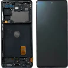 Tela Samsung Galaxy S20 FE com aro Azul Original 120Hz ✅ Qualidade Premium com digital